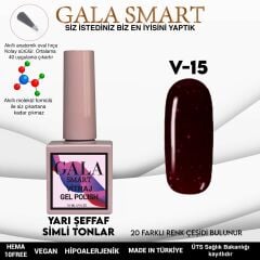 Gala smart vitraj kalıcı oje 10 ml v15