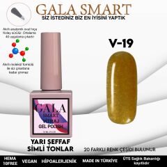 Gala smart vitraj kalıcı oje 10 ml v19