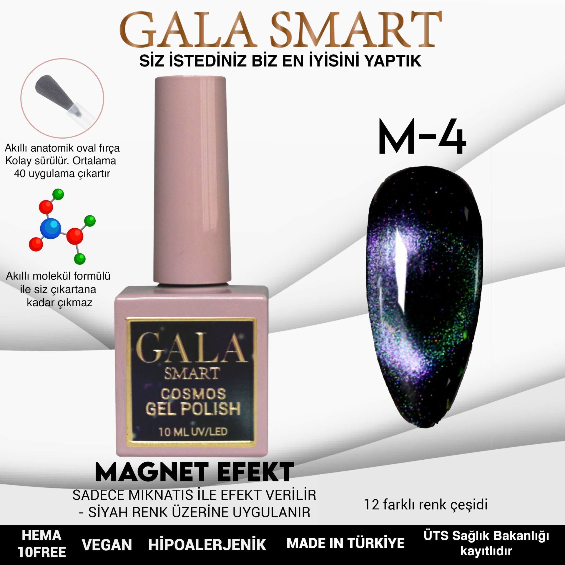 Gala smart cosmos kedi gözü 10 ml m4