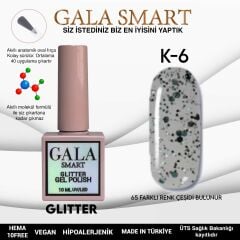 Gala smart glitter kalıcı oje 10 ml k-06