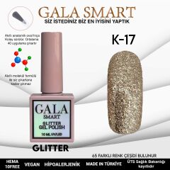 Gala smart glıtter kalıcı oje 10 mle k17