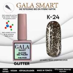 Gala smart glıtter kalıcı oje 10 mle k24