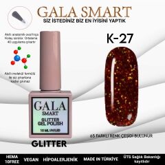 Gala smart glıtter kalıcı oje 10 mle k27