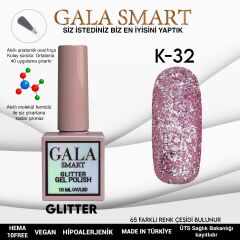 Gala smart glıtter kalıcı oje 10 mle k32