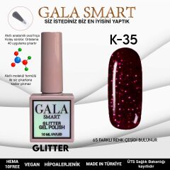 Gala smart glıtter kalıcı oje 10 mle k35