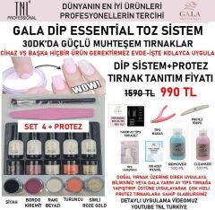 Gala dip essentian sistem cihazsız 30 dk. set:4 + protez