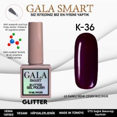 Gala smart glıtter kalıcı oje 10 mle k36