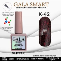 Gala smart glıtter kalıcı oje 10 mle k42