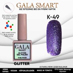 Gala smart glıtter kalıcı oje 10 mle k49