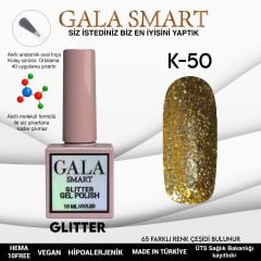 GALA SMART GLITTER KALICI OJE 10 mle K50