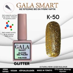 Gala smart glıtter kalıcı oje 10 mle k50