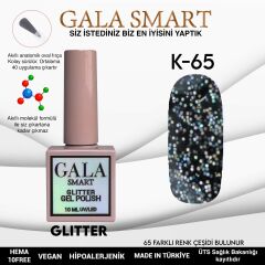 Gala smart glıtter kalıcı oje 10 mle k65