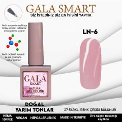 Gala smart natural kalıcı oje 10 mle ln6
